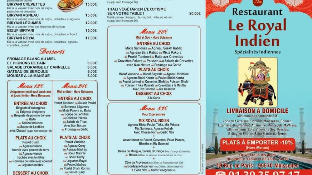 Etoile de l'Inde - Menu Image 1